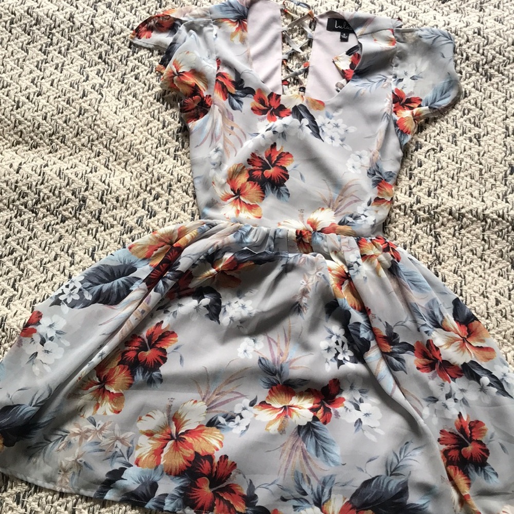 Lulu’s Blue Floral Dress